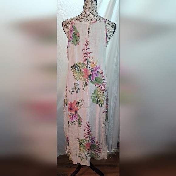 Maxi Dress Lungo L'arno Small Spaghetti Strap - Picture 2 of 5